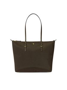 LAUREN RALPH LAUREN Torebka 431916737053 Zielony. Zielone shopper bag Lauren Ralph Lauren, bez wzorów, z materiału, bez dodatków. Za 639,99 zł.