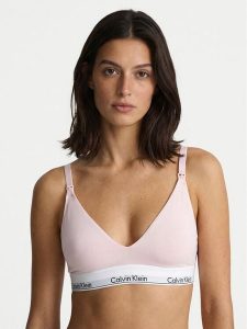 Calvin Klein Underwear Biustonosz do karmienia LV00QF8506 Różowy. Czerwone biustonosze Calvin Klein Underwear, bez wzorów, z bawełny. Za 179,99 zł.