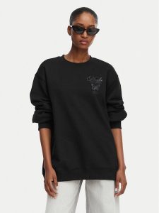 HUGO Bluza Classic 50566576 Czarny Regular Fit. Czarne bluzy Hugo, l, bez wzorów, z bawełny, bez kaptura. Za 381,99 zł.