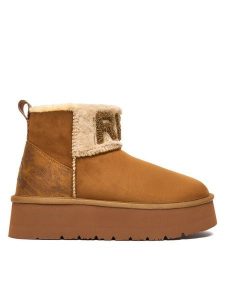 REPLAY Śniegowce GWF5A.000.C0009T Brązowy. Brązowe buty zimowe Replay, ze skóry, bez obcasa, bez zapięcia. Za 489,99 zł.