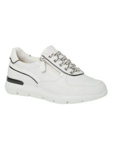 HASSIA Skórzane sneakersy "Bordeaux" w kolorze białym rozmiar: 41. Białe trampki HASSIA, bez wzorów, bez zapięcia. Za 404,99 zł.