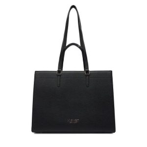 Torebka Nine West. Czarne torebki klasyczne Nine West, bez wzorów, bez dodatków. Za 199,99 zł.