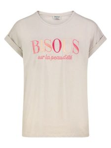 Sublevel Koszulka w kolorze beżowym rozmiar: XXL. Brązowe bluzki Sublevel, xxl, bez wzorów, bez kołnierzyka, bez ramiączek. Za 43,99 zł.