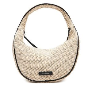 Torebka Calvin Klein. Brązowe torebki klasyczne Calvin Klein, bez wzorów, bez dodatków. Za 249,99 zł.