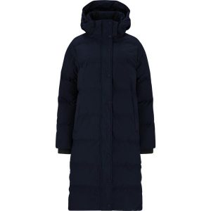 Parka dla kobiet Whistler Adalee. Niebieskie kurtki WHISTLER, bez wzorów, z puchu, bez kaptura. Za 504,00 zł.