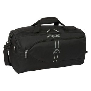 Torba sportowa Kappa Dark Czarny. Czarne torby podróżne i sportowe Kappa, bez wzorów, z poliesteru. Za 191,65 zł.