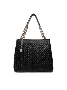 Nine West Torebka CEO-DAKOTA-II-LDA8007 Czarny. Czarne torebki klasyczne Nine West, bez wzorów, z materiału, bez dodatków. Za 299,99 zł.
