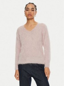 Dixie Sweter M277K009A Różowy Relaxed Fit. Czerwone swetry klasyczne Dixie, m, z syntetyku, bez kołnierzyka. Za 309,99 zł.