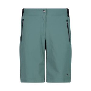 Szorty damskie turystyczne CMP 34T5066. Zielone szorty CMP, bez wzorów, sportowe. Za 274,00 zł.