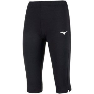 Damskie legginsy Mizuno High-Kyu Capri. Czarne legginsy Mizuno, bez wzorów. W wyprzedaży za 122,00 zł.