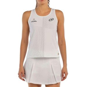 Bullpadel Acora Women's Tank Top. Białe topy BULLPADEL, s, bez wzorów, z meshu, sportowe, bez kołnierzyka, bez ramiączek. Za 192,10 zł.