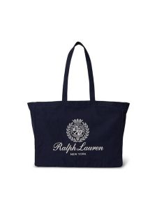 Polo Ralph Lauren Torebka 405P16989001 Czarny. Czarne shopper bag Polo Ralph Lauren, bez wzorów, z materiału, bez dodatków. Za 519,99 zł.
