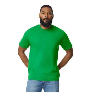 Koszulka Unisex Dla Dorosłych Softstyle Midweight. Zielone bluzki GILDAN, s, bez wzorów, sportowe, bez kołnierzyka, bez ramiączek. Za 34,99 zł.