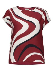 Gerry Weber Koszulka w kolorze bordowym rozmiar: 40. Czerwone bluzki Gerry Weber, bez wzorów, bez kołnierzyka, bez ramiączek. Za 109,26 zł.