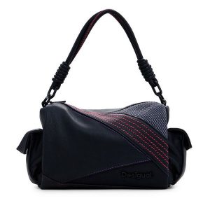 Torebka Desigual. Czarne torebki klasyczne Desigual, bez wzorów, bez dodatków. Za 369,99 zł.