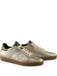 Högl Skórzane sneakersy "Hailey" w kolorze złotym rozmiar: 39. Żółte trampki HÖGL, bez wzorów, bez zapięcia. Za 522,14 zł.