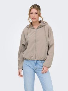 ONLY Kurtka przejściowa w kolorze szarobrązowym rozmiar: S. Brązowe kurtki ONLY, s, bez wzorów, bez kaptura. Za 164,02 zł.