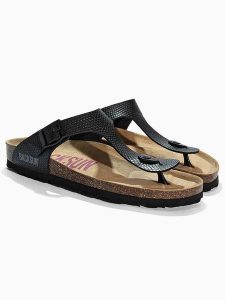 BACKSUN Japonki "Singapore" w kolorze czarnym rozmiar: 39. Czarne klapki Backsun, bez wzorów, z otwartym noskiem, bez obcasa. Za 130,99 zł.