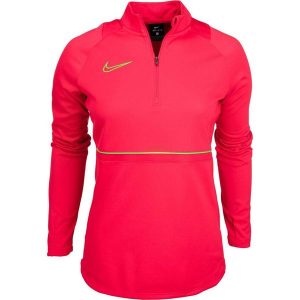 Bluza bez kaptura damska Nike Dri-FIT Academy. Czerwone bluzy Nike, bez wzorów, bez kaptura. Za 161,69 zł.