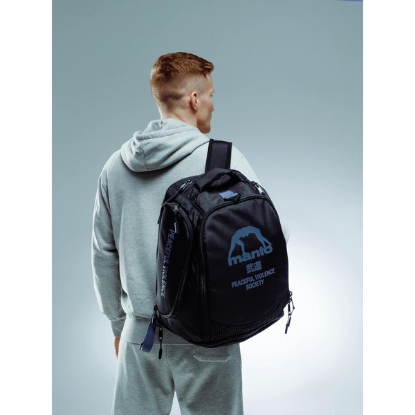 MANTO wielofunkcyjny plecak SOCIETY średni czarny. Czarne plecaki MANTO. Za 269,00 zł.