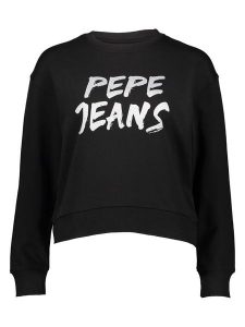 Pepe Jeans Sweter w kolorze czarnym rozmiar: L. Czarne swetry oversize Pepe Jeans, l, bez wzorów, z bawełny, bez ramiączek. Za 210,32 zł.