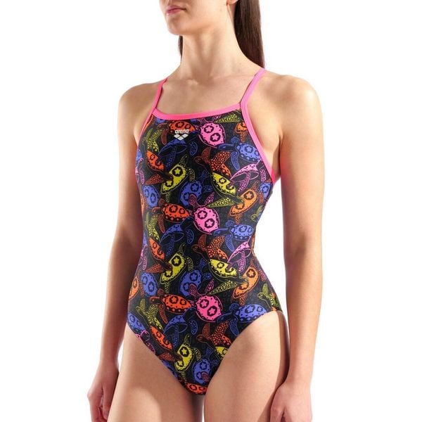 Strój kąpielowy Arena Sea Turtles Swimsuit Lightdrop Back. Czarne stroje jednoczęściowe Arena, bez wzorów. Za 249,99 zł.