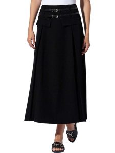 Heine Spódnica w kolorze czarnym rozmiar: 38. Czarne spódnice Heine, bez wzorów, ze skóry, midi. Za 126,99 zł.