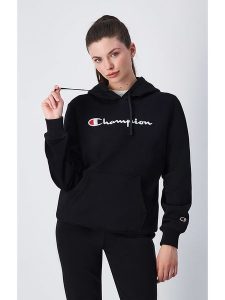 Champion Bluza w kolorze czarnym rozmiar: L. Czarne bluzy Champion, l, bez wzorów, z kapturem. Za 109,78 zł.