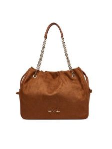 Valentino Torebka Maxi VBS9U701 Brązowy. Brązowe torebki klasyczne Valentino, bez wzorów, ze skóry, bez dodatków. Za 615,99 zł.