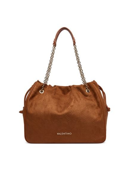 Valentino Torebka Maxi VBS9U701 Brązowy. Brązowe torebki klasyczne Valentino, bez wzorów, ze skóry, bez dodatków. Za 615,99 zł.