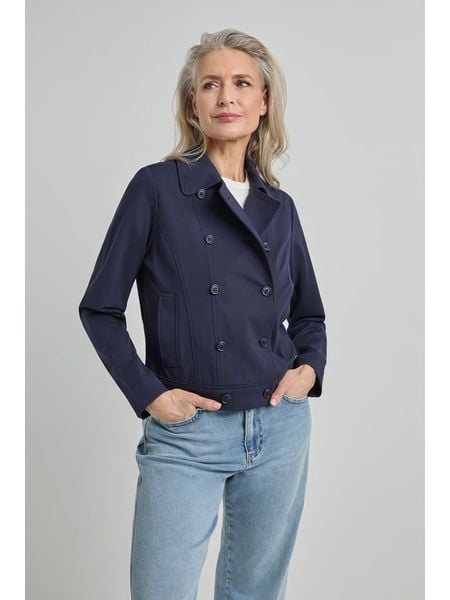 Josephine & Co Kurtka przejściowa "Penny" w kolorze granatowym rozmiar: 46. Niebieskie kurtki Josephine & Co, bez wzorów, bez kaptura. Za 223,99 zł.