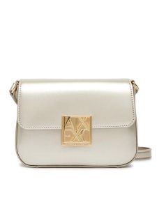 Armani Exchange Torebka XW002170 AF21362 U1046 Złoty. Żółte listonoszki Armani Exchange, bez wzorów, ze skóry, bez dodatków. Za 539,99 zł.