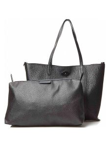 Maison héritage PARIS Skórzany shopper bag "Elis" w kolorze czarnym - 41 x 30 x 10 cm rozmiar: onesize. Czarne shopper bag Maison héritage PARIS, bez wzorów, z materiału, na ramię, bez dodatków. Za 391,99 zł.