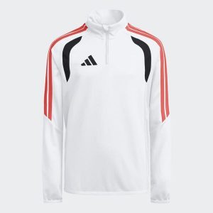 Bluza piłkarska ADIDAS Tiro 26. Czerwone kurtki ADIDAS, l, bez wzorów, z materiału, bez kaptura. Za 179,99 zł.