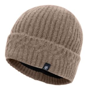 Damska Czapka Likeness II Beanie. Brązowe czapki Dare 2b, bez wzorów, sportowe. Za 34,99 zł.