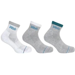 Fila skarpety 3-pack quarter biało-szare 35-38. Białe skarpetki Fila, bez wzorów. Za 139,99 zł.