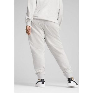 Damskie spodnie dresowe z małym logo No.1 ESS PUMA Light Gray Heather. Czarne spodnie dresowe Puma, l, bez wzorów, z dresówki. W wyprzedaży za 114,00 zł.