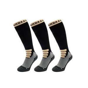 Skarpety narciarskie - Merino Wool Pro - 3 pary - Czarne. Czarne skarpetki POEDERBAAS, bez wzorów. W wyprzedaży za 329,62 zł.