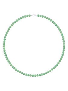 Pearline Srebrny naszyjnik z awenturynem - dł. 50 cm rozmiar: onesize. Szare naszyjniki Pearline, srebrne. Za 130,99 zł.