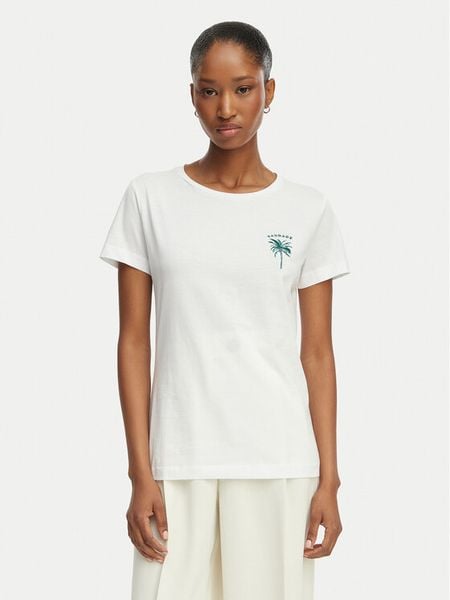 BOSS T-Shirt C_Elove_4 50559077 Biały Slim Fit. Białe t-shirty Boss, l, bez wzorów, z bawełny, bez kołnierzyka, bez ramiączek. Za 174,99 zł.