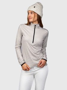 Brunotti Bluza polarowa "Rodika-Print" w kolorze beżowo-białym rozmiar: XXL. Białe bluzy Brunotti, xxl, bez wzorów, z polaru, bez kaptura. Za 121,99 zł.