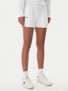 Kappa Szorty sportowe Fefra 351K2RW Biały Regular Fit. Białe spodenki sportowe Kappa, xs, bez wzorów, z bawełny. Za 99,99 zł.