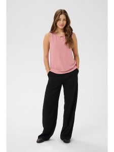 Cream Top w kolorze jasnoróżowym rozmiar: M. Różowe topy Cream, m, bez wzorów, bez kołnierzyka, bez ramiączek. Za 94,95 zł.