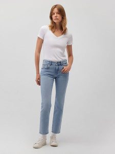 MAVI Dżinsy "Mirella" - Slim fit - w kolorze błękitnym rozmiar: W34/L30. Niebieskie jeansy Mavi, bez wzorów. Za 124,95 zł.