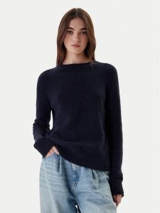 BOSS Sweter C_Fesperanasy 50548930 Granatowy Regular Fit. Niebieskie swetry klasyczne Boss, m, z wełny, bez kołnierzyka. Za 539,99 zł.
