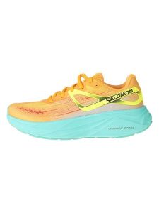 SALOMON Buty "Aero Glide" w kolorze pomarańczowo-turkusowym do biegania rozmiar: 40 2/3. Pomarańczowe buty sportowe Salomon, bez wzorów, z materiału, bez zapięcia, do biegania. Za 360,17 zł.