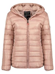 Geographical Norway Kurtka pikowana "Annecy" w kolorze jasnoróżowym rozmiar: XL. Różowe kurtki Geographical Norway, xl, bez wzorów, bez kaptura. Za 109,78 zł.