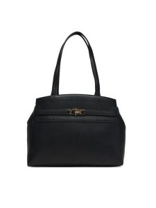 Valentino Torebka Fae Re VBS9AD01 Czarny. Czarne torebki klasyczne Valentino, bez wzorów, ze skóry, bez dodatków. Za 399,99 zł.