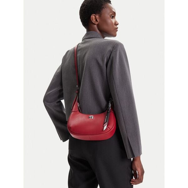 Torebka KARL LAGERFELD. Brązowe shopper bag KARL LAGERFELD, bez wzorów, bez dodatków. Za 649,99 zł.