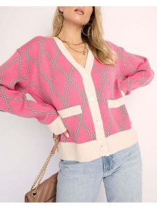 Milan Kiss Kardigan w kolorze różowym rozmiar: L. Różowe kardigany Milan Kiss. Za 165,99 zł.